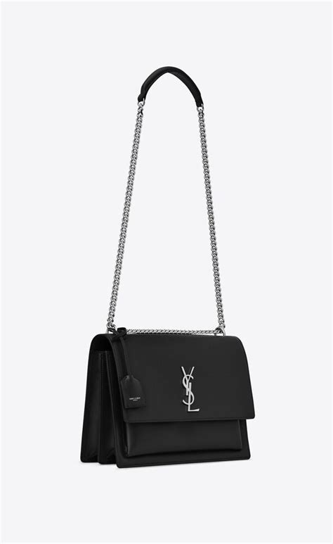 ysl 420|SUNSET LARGE IN SMOOTH LEATHER .